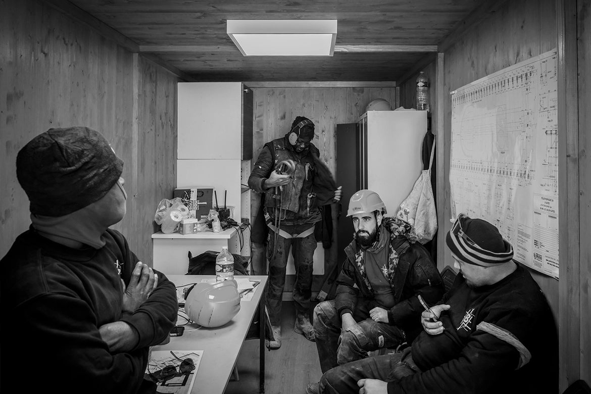 chantier haute montagne